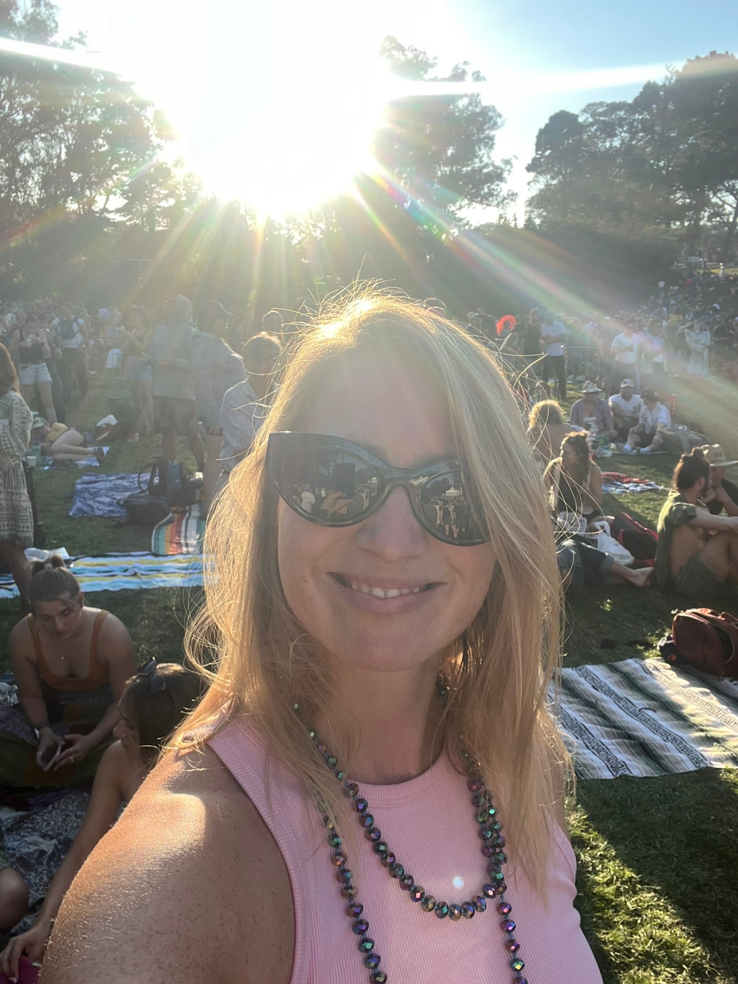 Therese på festival